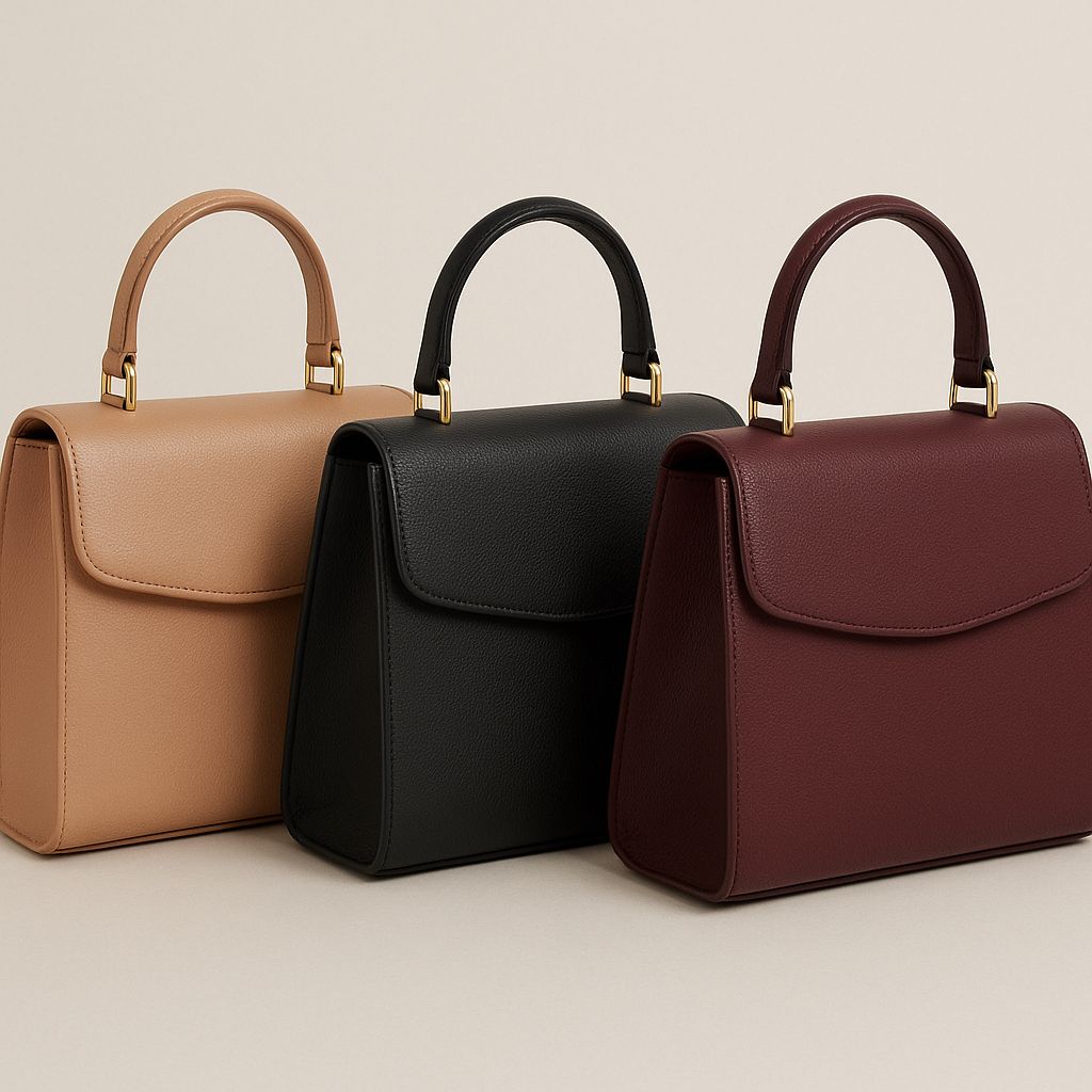 Premium leather handbag from Flourishvibrant accessories